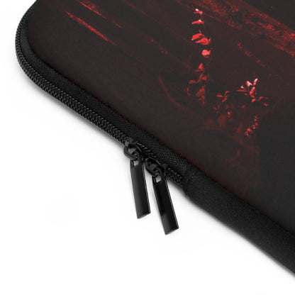 Black zipper on a black sleeve against a white background