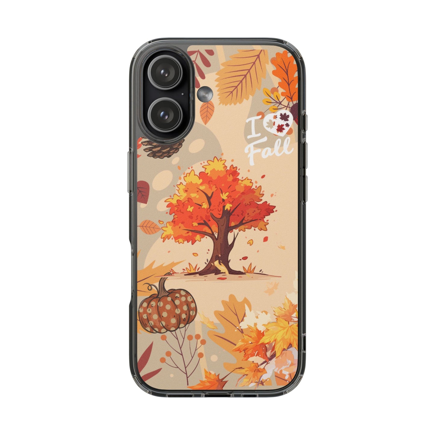 Clear Phone Case – Fall in Love