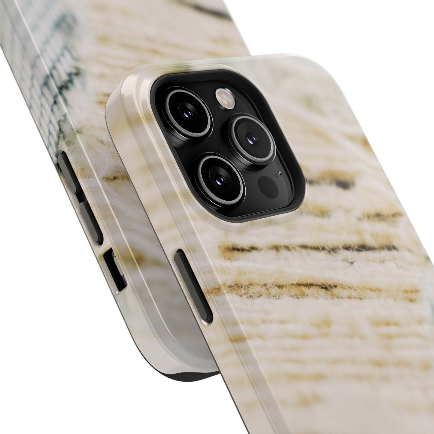 Impact-Resistant Phone Case – Woven Warmth