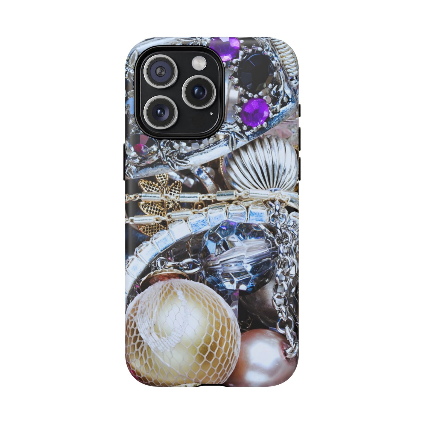 Protective Magnetic Phone Case – Chrome Jewel