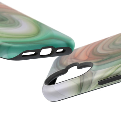 Impact-Resistant Phone Case – Marble Flow
