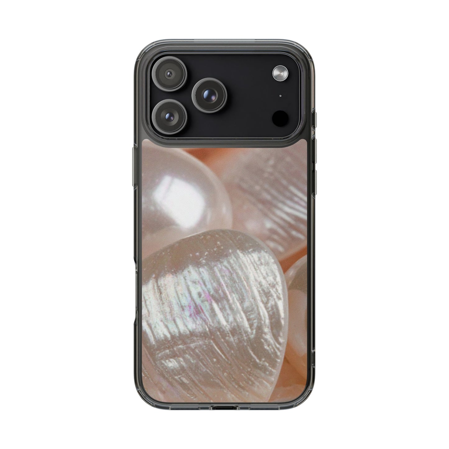 Clear Phone Case – Blush Pearl