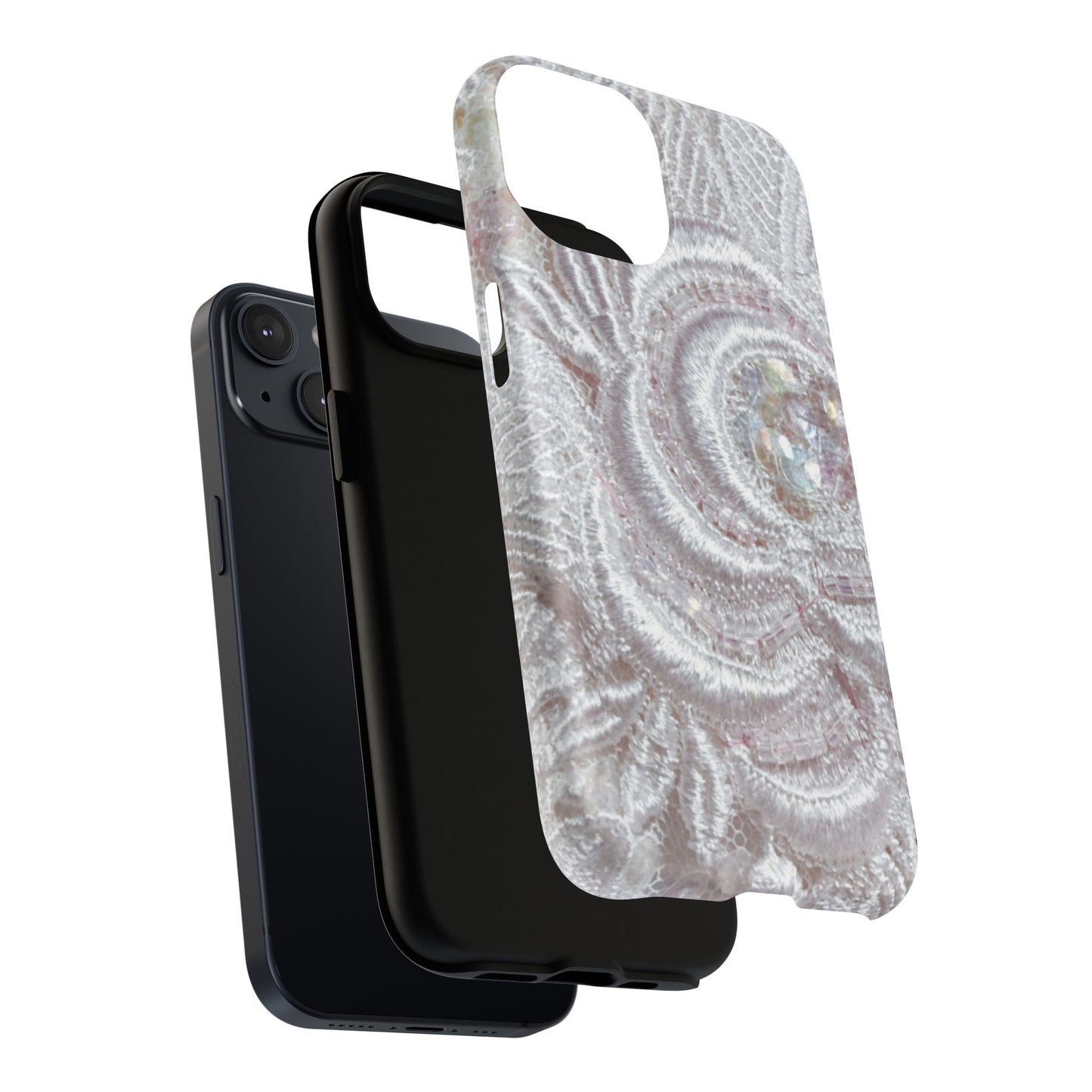Protective Magnetic Phone Case – Lace Veil