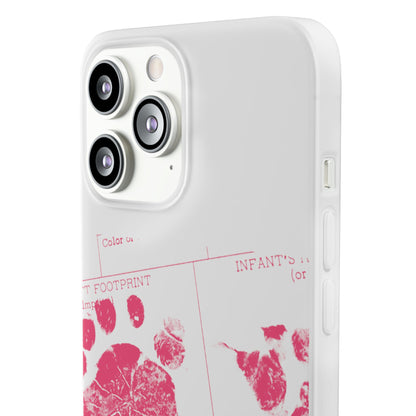 Flexi Case – Mom’s Little Pink Footprints