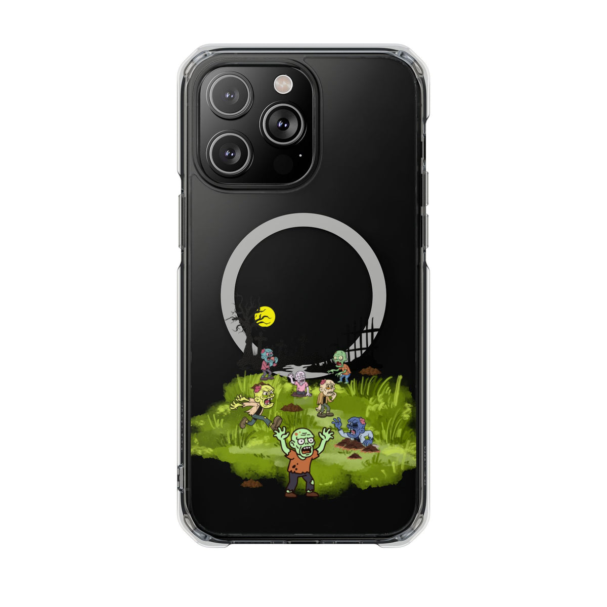Clear Magnetic Phone Case – Graveyard Shift