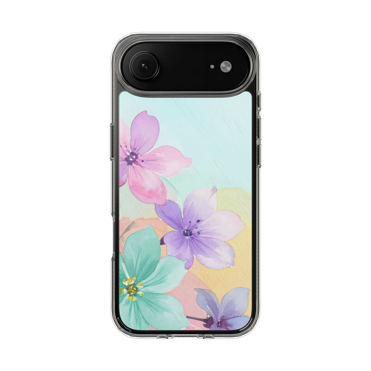 Clear Phone Case – Water Petal