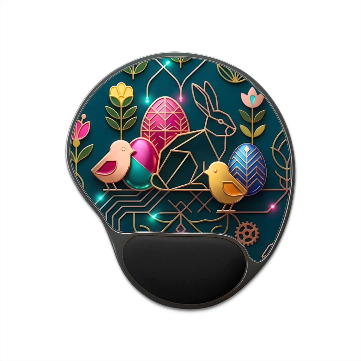 Ergonomic Mouse Pad – Jeweled Garden