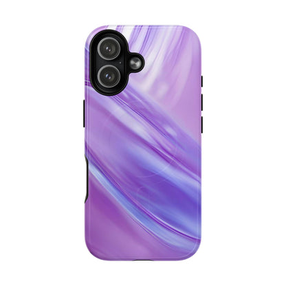 Protective Magnetic Phone Case – Lavender Wave