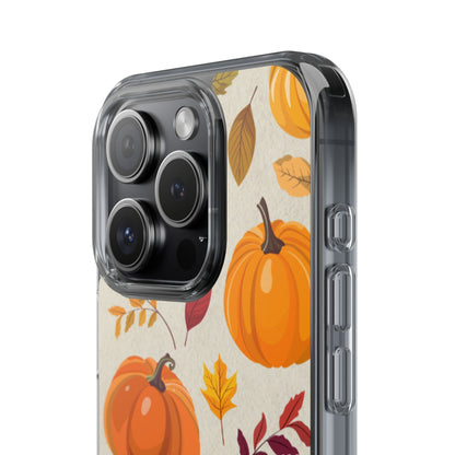 Clear Phone Case – Falling for Pumpkin