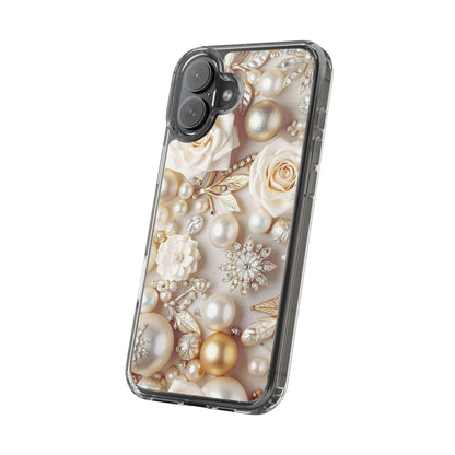 Clear Phone Case – Ivory Opulence