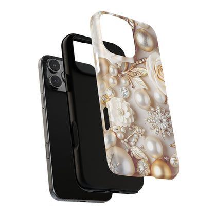 Protective Magnetic Phone Case – Ivory Opulence