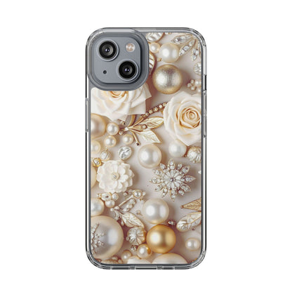 Clear Phone Case – Ivory Opulence