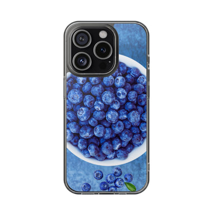 Clear Magnetic Phone Case – Chilled Blueberries