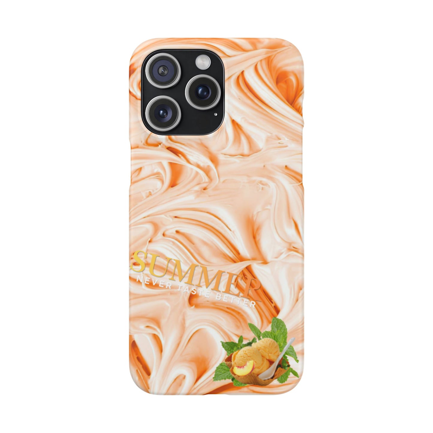Snap Phone Case – Peach Sorbet