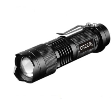 Adjustable Zoom LED Flashlight - Telescopic Beam Tactical Light