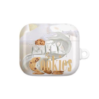 Earbud Case Cover – Milk & Cookies