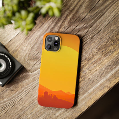 Slim Phone Case – Desert Sunrise