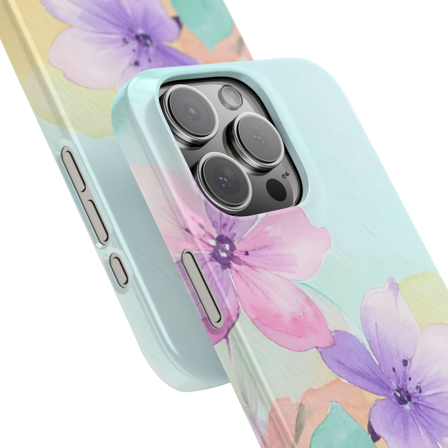 Slim Phone Case – Water Petal