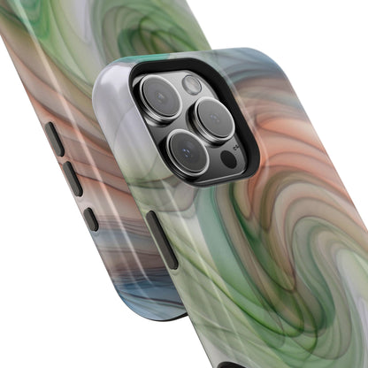 Impact-Resistant Phone Case – Marble Flow