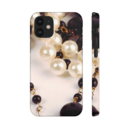 Snap Phone Case – Noir Pearl