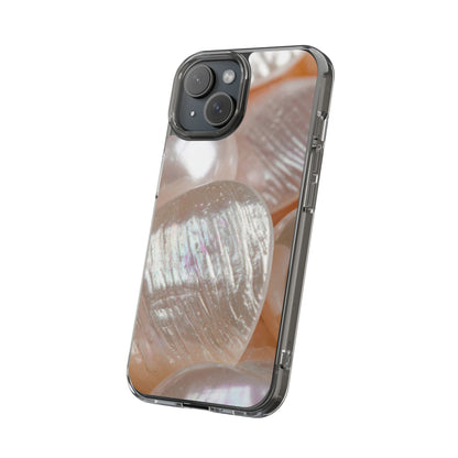 Clear Phone Case – Blush Pearl