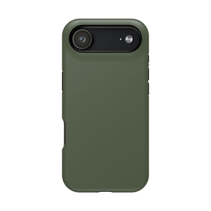 Wireless-Charging Compatible Case – Cabin Green – Compatible with iPhone 13–17 & Samsung Galaxy S25–S26 Series