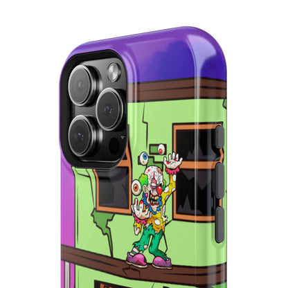 Zombie Arcade Phone Case — Colorful Cartoon Horror Impact-Resistant iPhone Cover