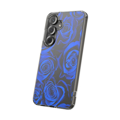 Clear Phone Case – Midnight Bloom