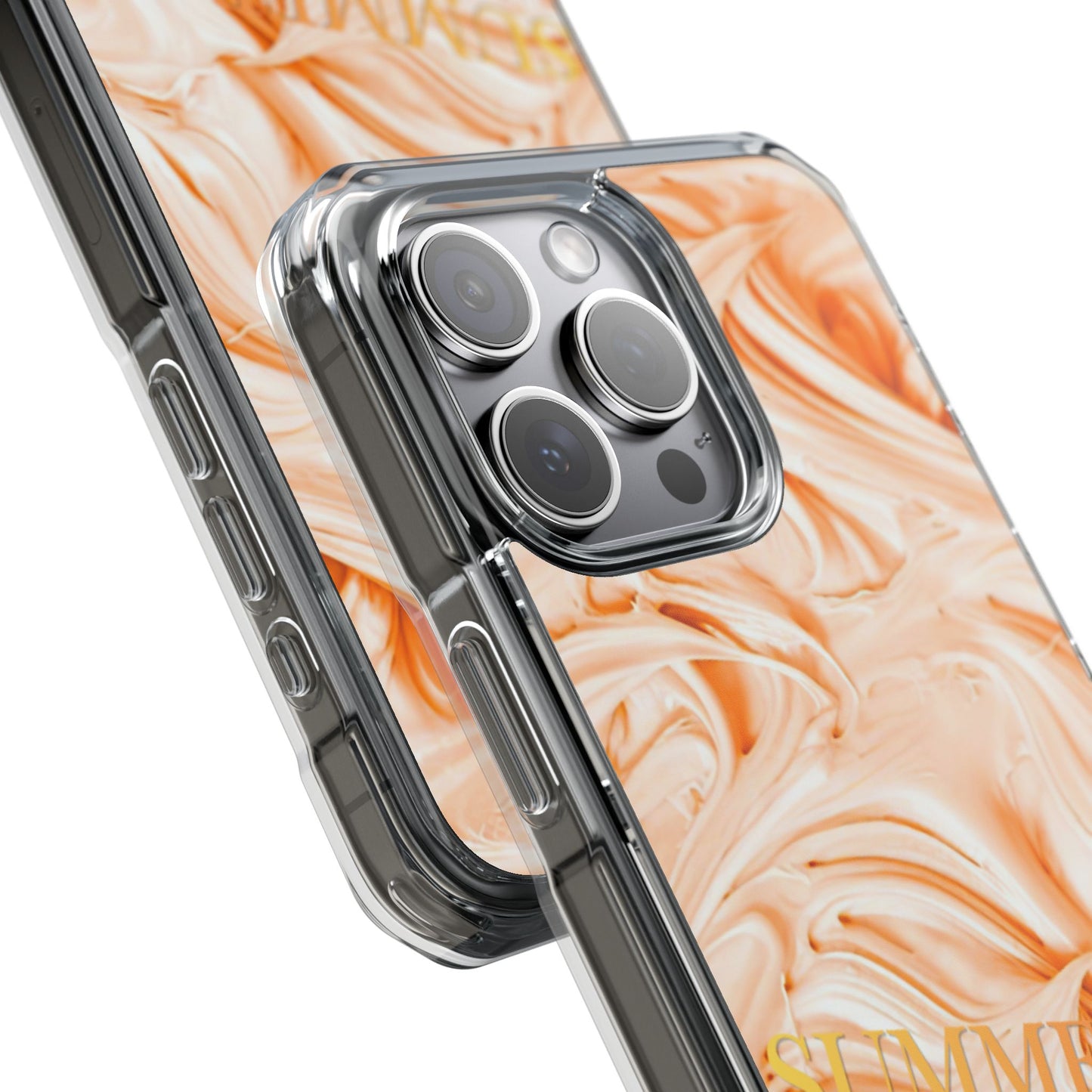 Clear Phone Case – Peach Sorbet
