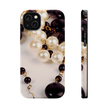Wireless-Charging Compatible Case – Noir Pearl