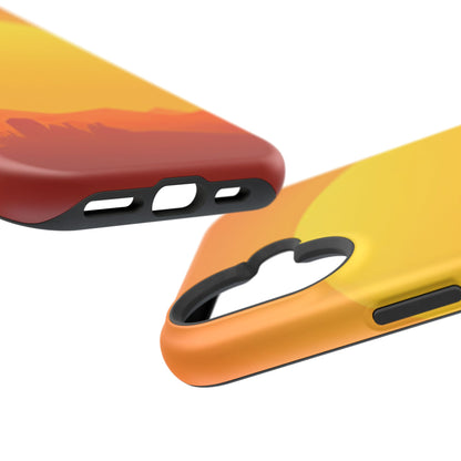 Wireless-Charging Compatible Case – Desert Sunrise