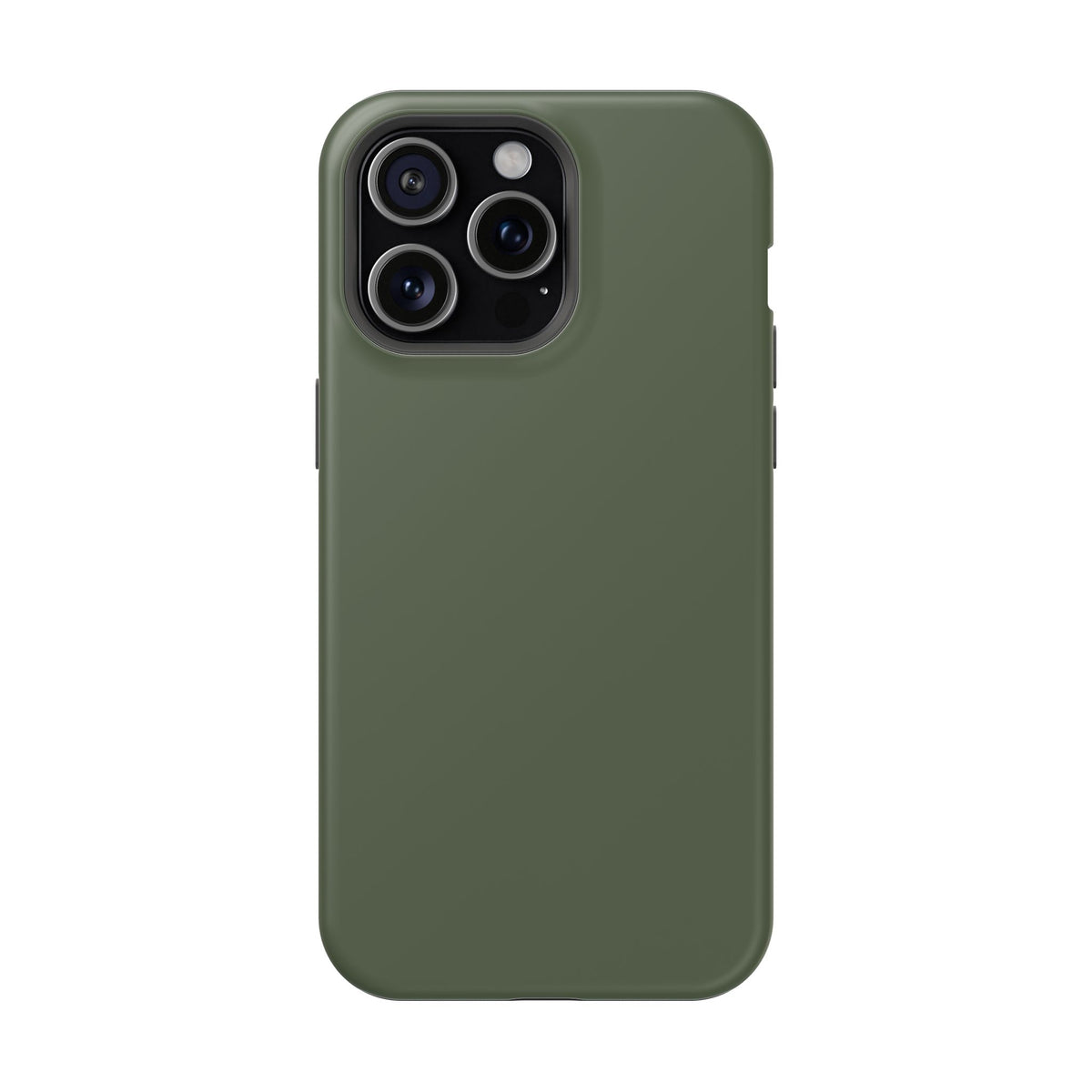 Impact-Resistant Phone Case — Military Green Protective Shockproof Cover