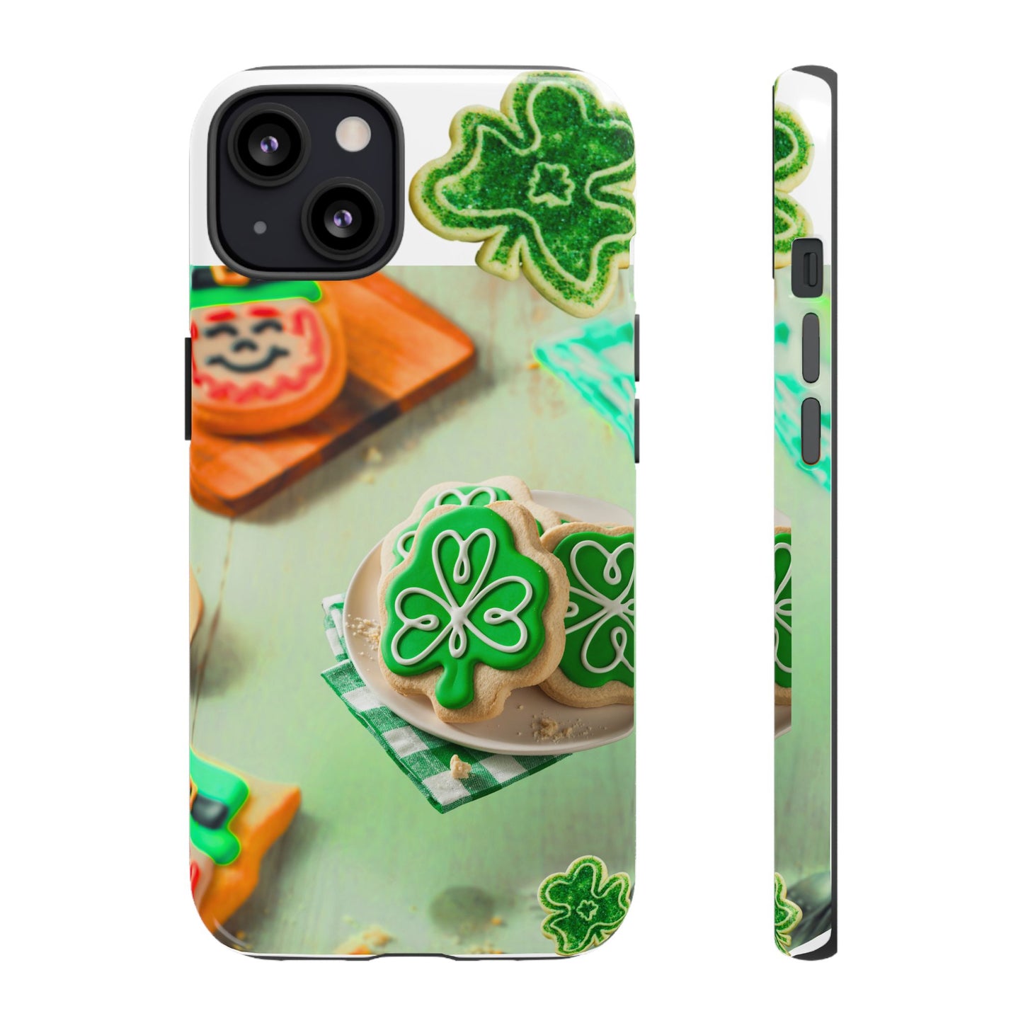 Protective Phone Case – Shamrock Cookie St. Patrick’s Day Design
