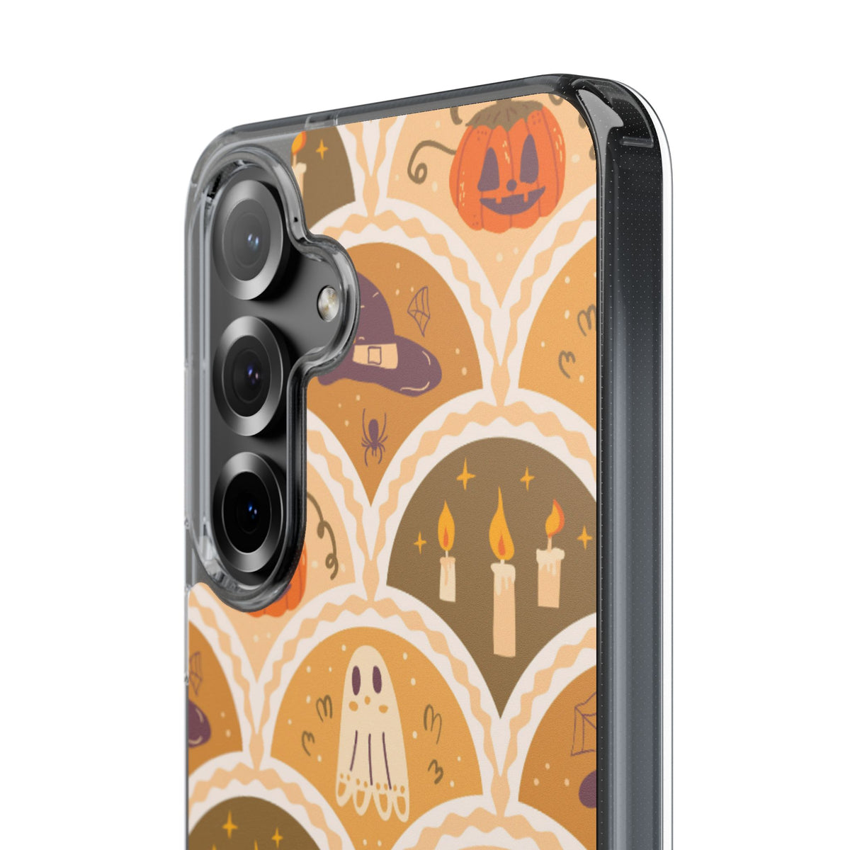Clear Phone Case – Vintage Haunt – Compatible with iPhone 13–17 & Samsung Galaxy S25–S26 Series