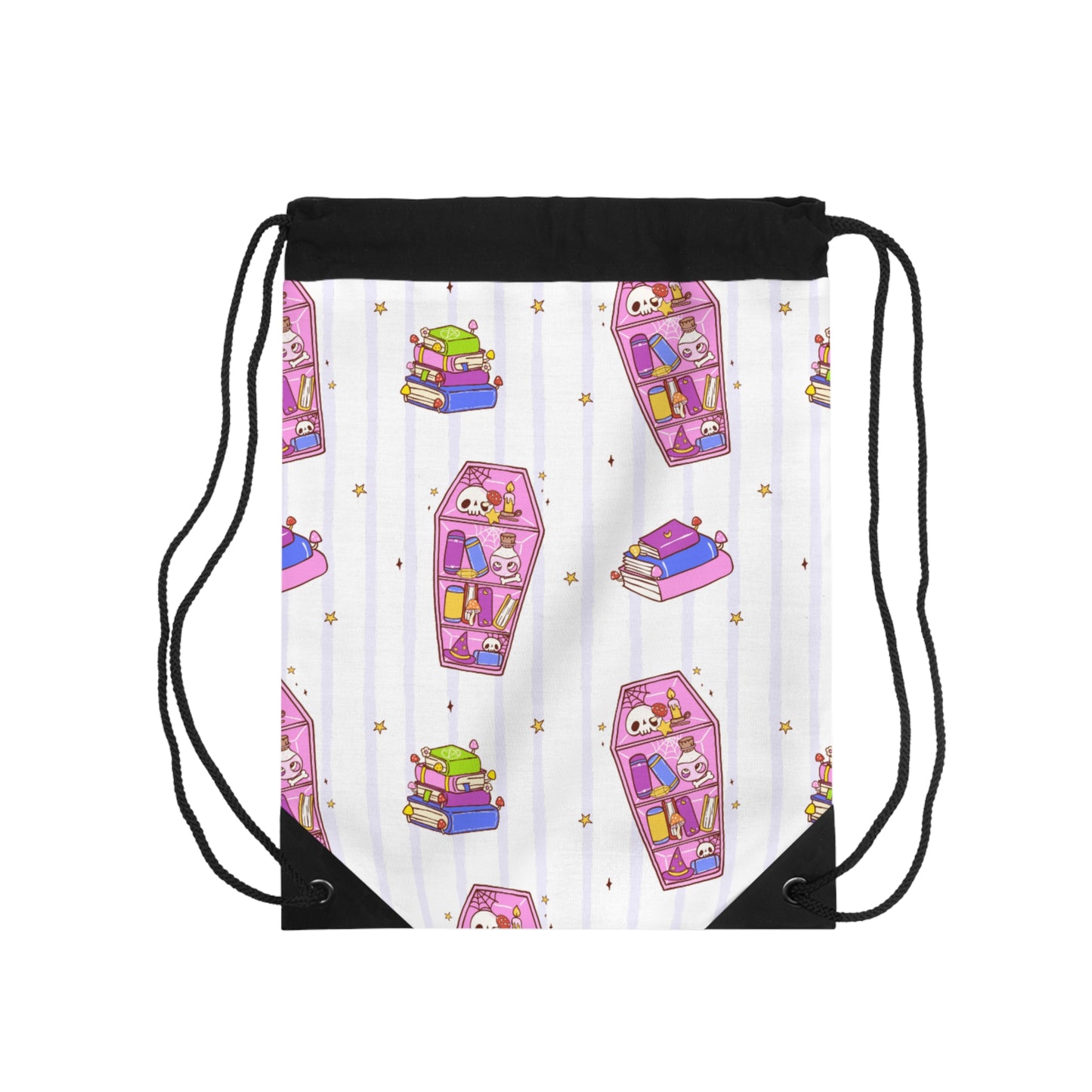 Drawstring Bag – Booked to Death