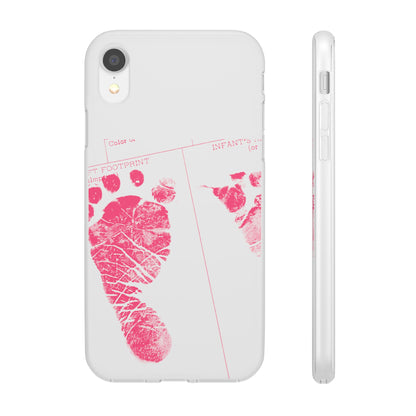 Flexi Case – Mom’s Little Pink Footprints