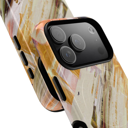 Protective Magnetic Phone Case – Brush & Bronze