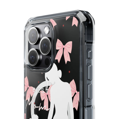 Clear Magnetic Phone Case – Best Mom: My Little Girl