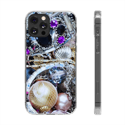 Clear Phone Case – Chrome Jewel