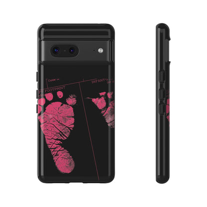 Protective Phone Case – Mom’s Little Pink Footprints