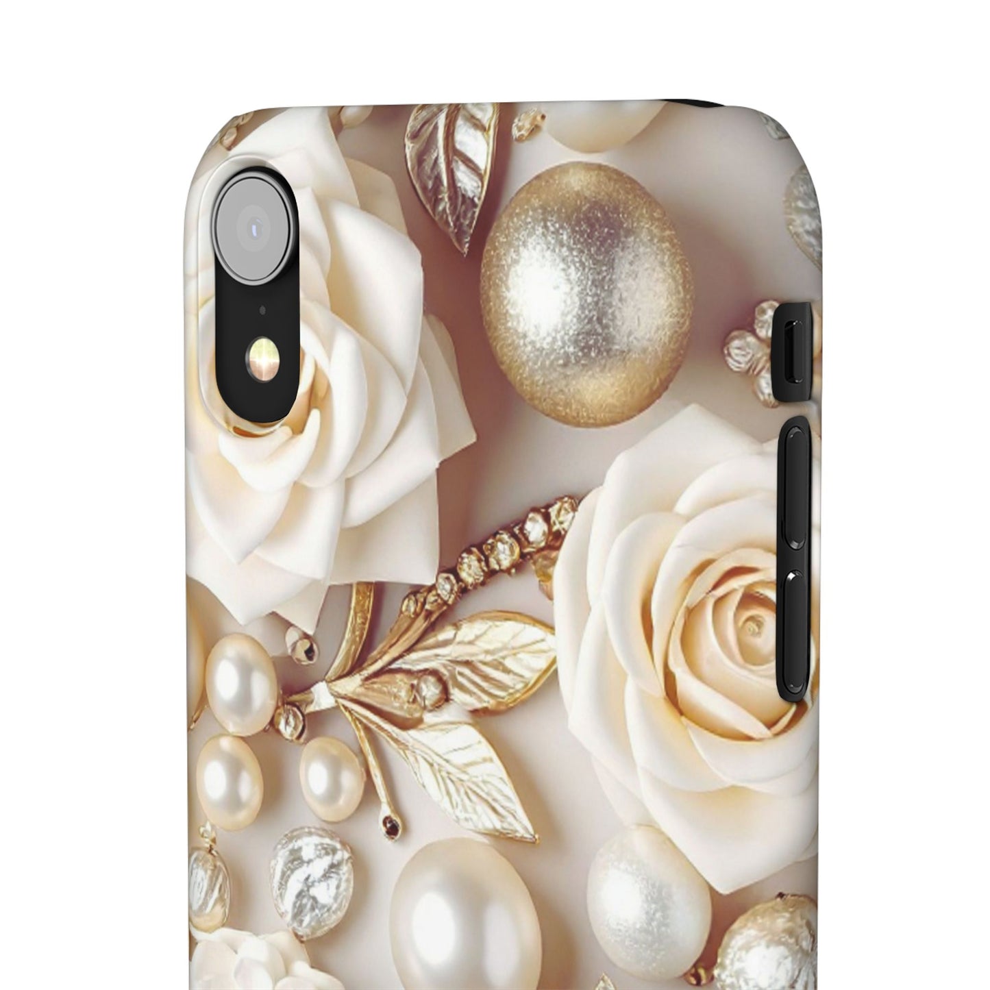 Snap Phone Case – Ivory Opulence