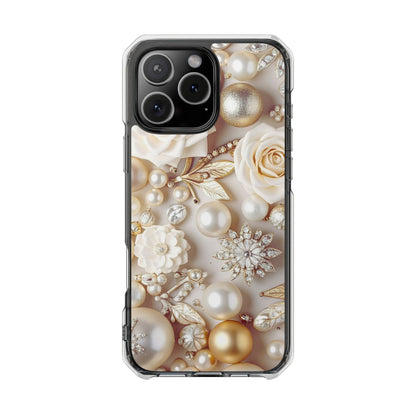 Clear Magnetic Phone Case – Ivory Opulence