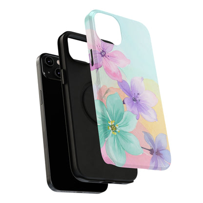 Impact-Resistant Phone Case – Water Petal