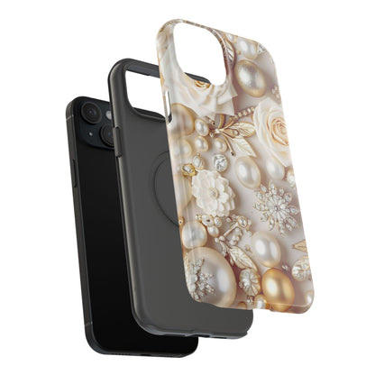 Impact-Resistant Phone Case – Ivory Opulence