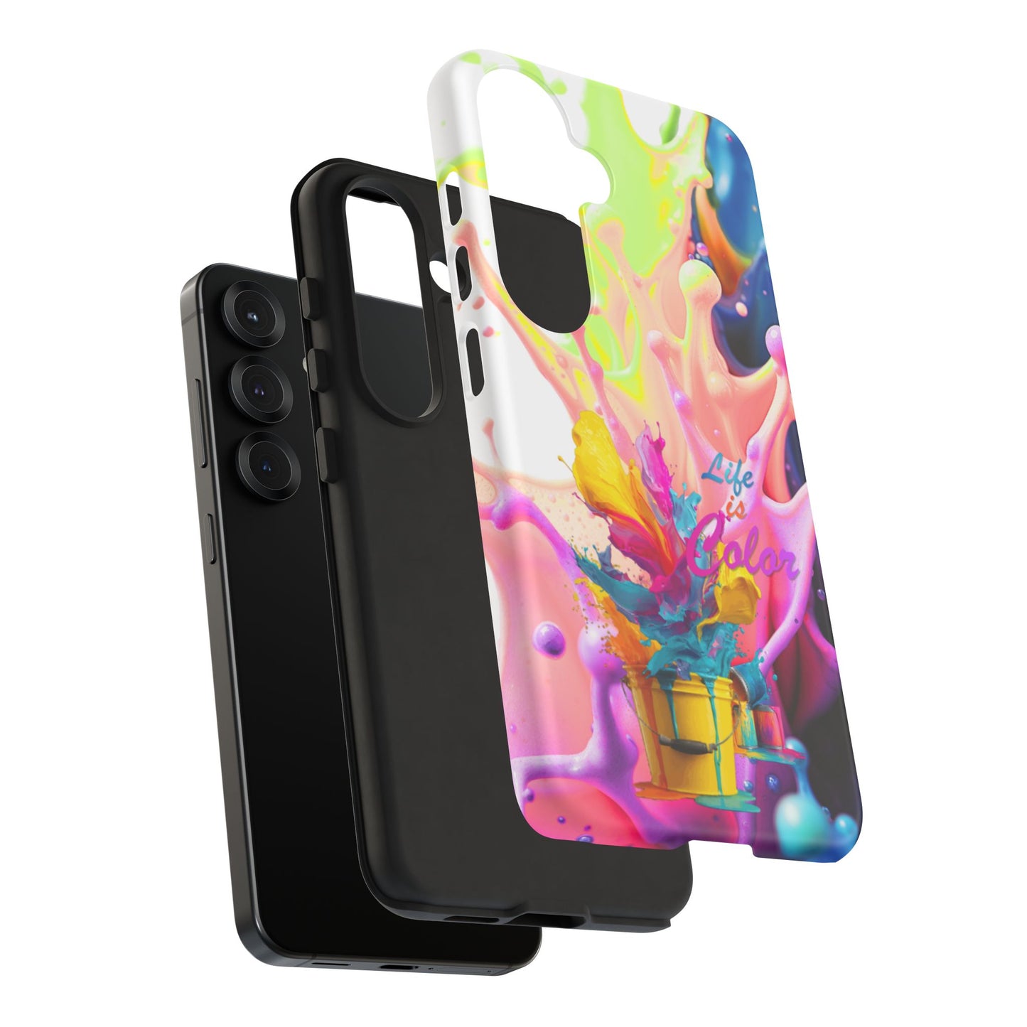 Color Splash Phone Case — “Life in Color” Protective Tough Case