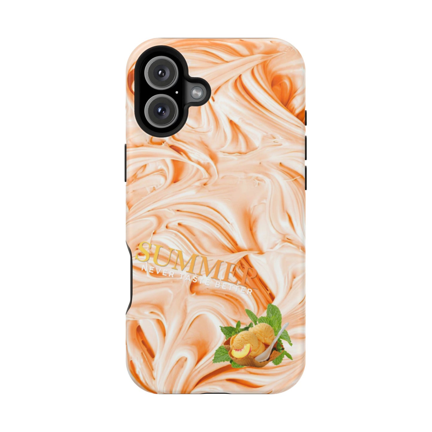 Impact-Resistant Phone Case – Peach Sorbet