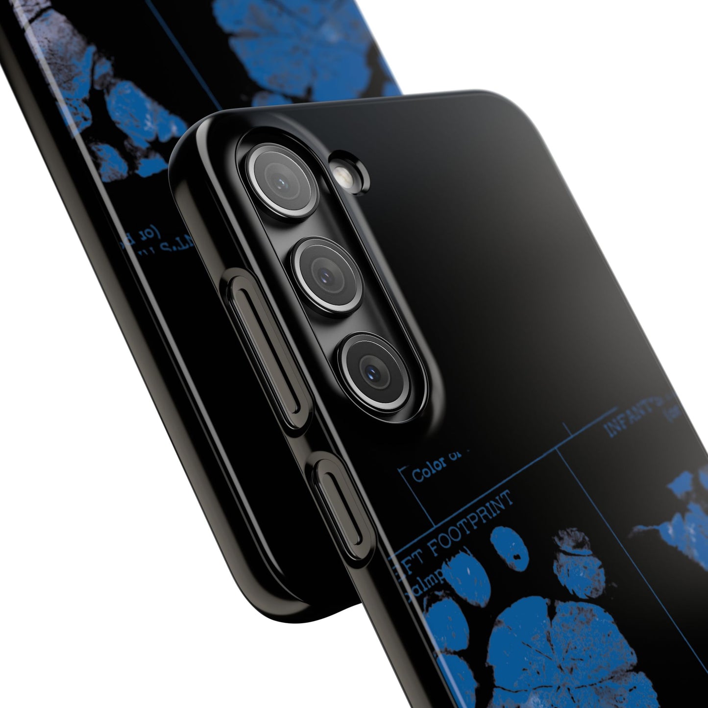 Snap Phone Case – Mom’s Little Blue Footprints