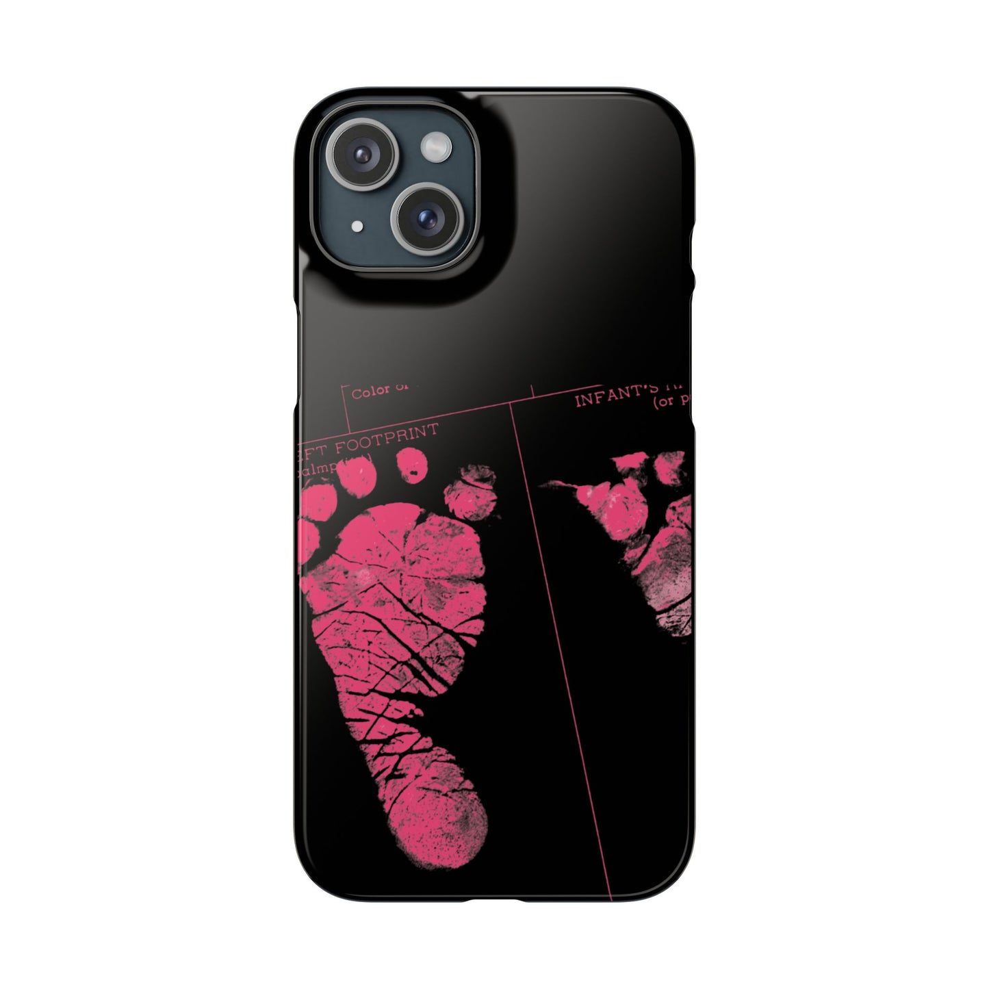 Snap Phone Case – Mom’s Little Pink Footprints