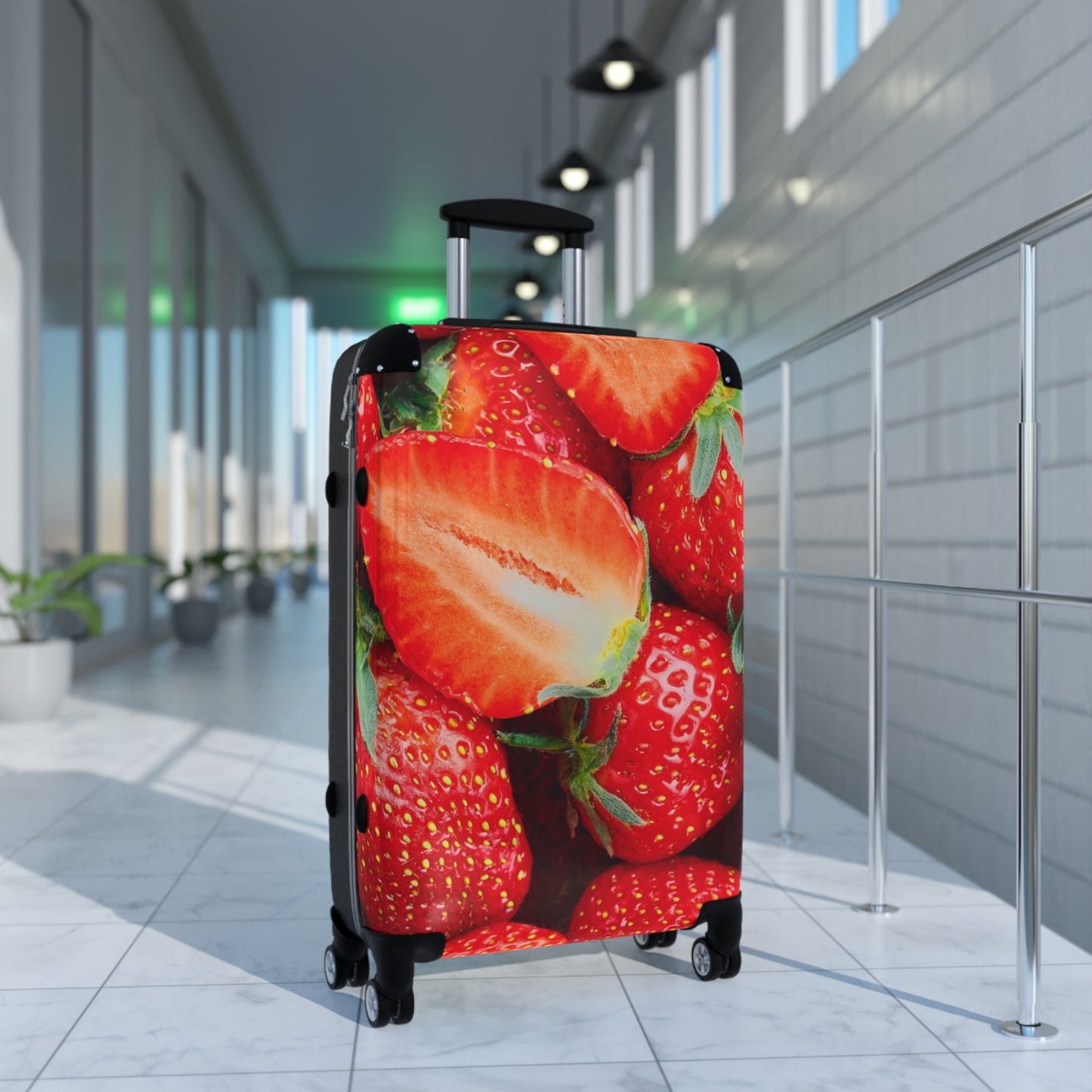 Hardshell Suitcase – Strawberry Sweet