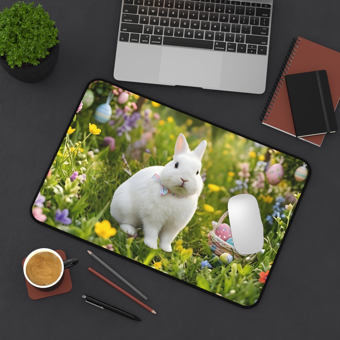 Desk Mat – Pastel Pop Bunny